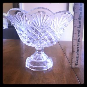 Crystal Footed Bowl